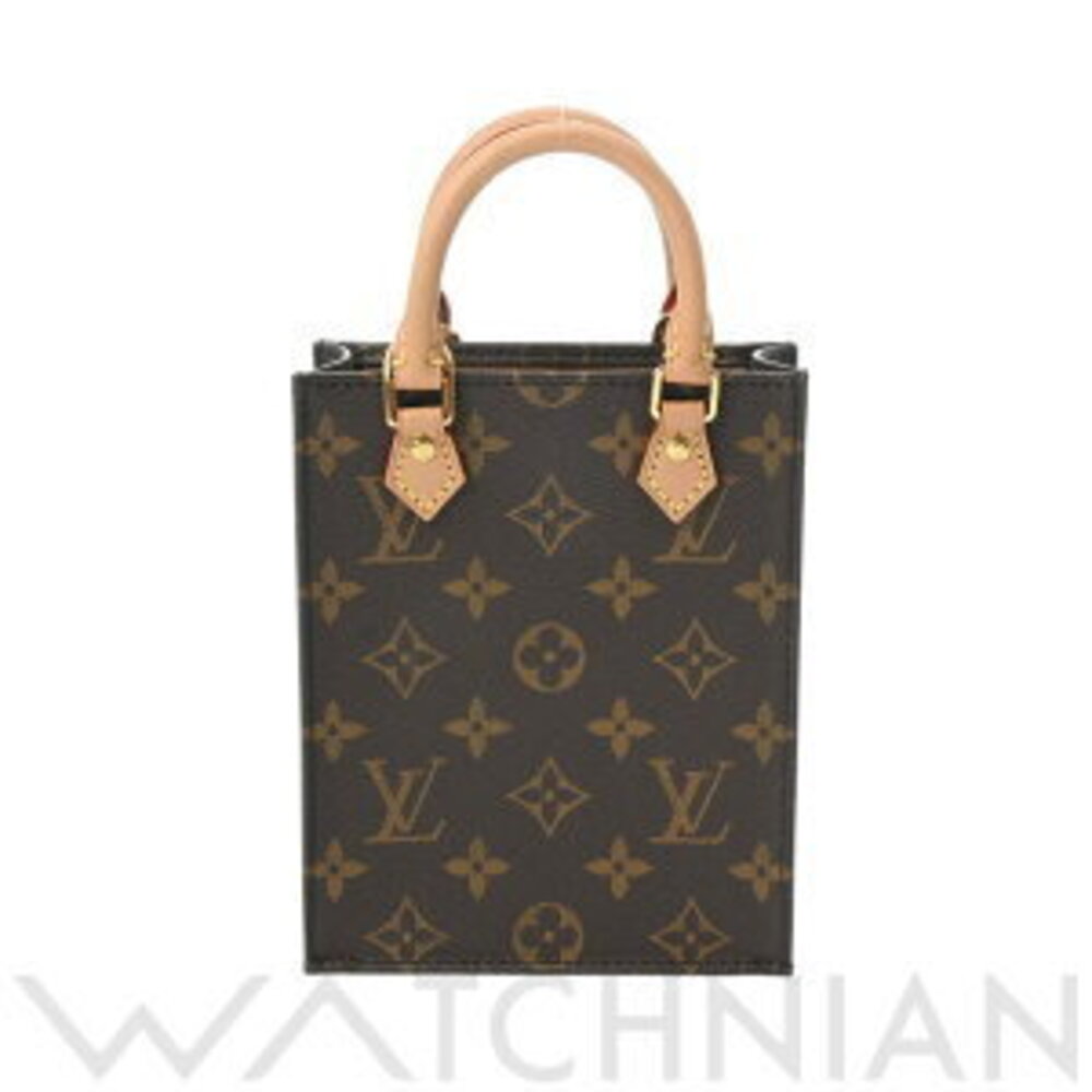 Louis Vuitton Monogram Sac Plat Bag Brown Canvas Handbag